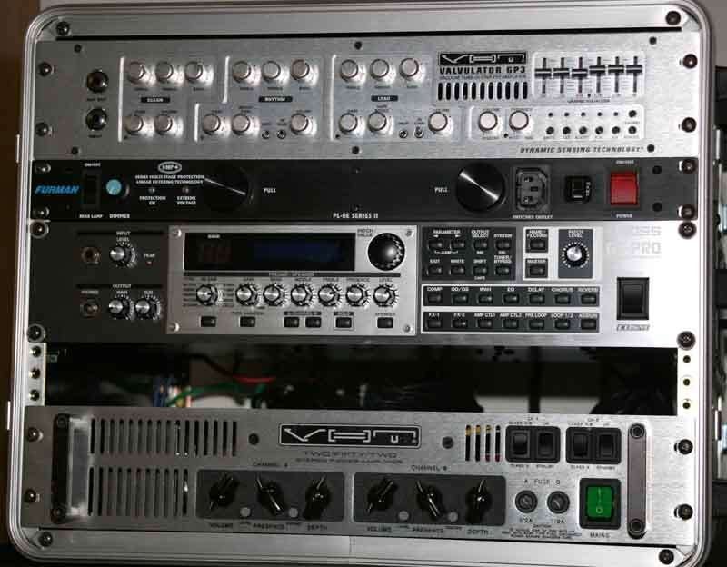 Highend Guitar Rig VHT GP3 + VHT 2502 + Mesa Road King 2x12, Ophalen, Gebruikt, Gitaar, 50 tot 100 watt