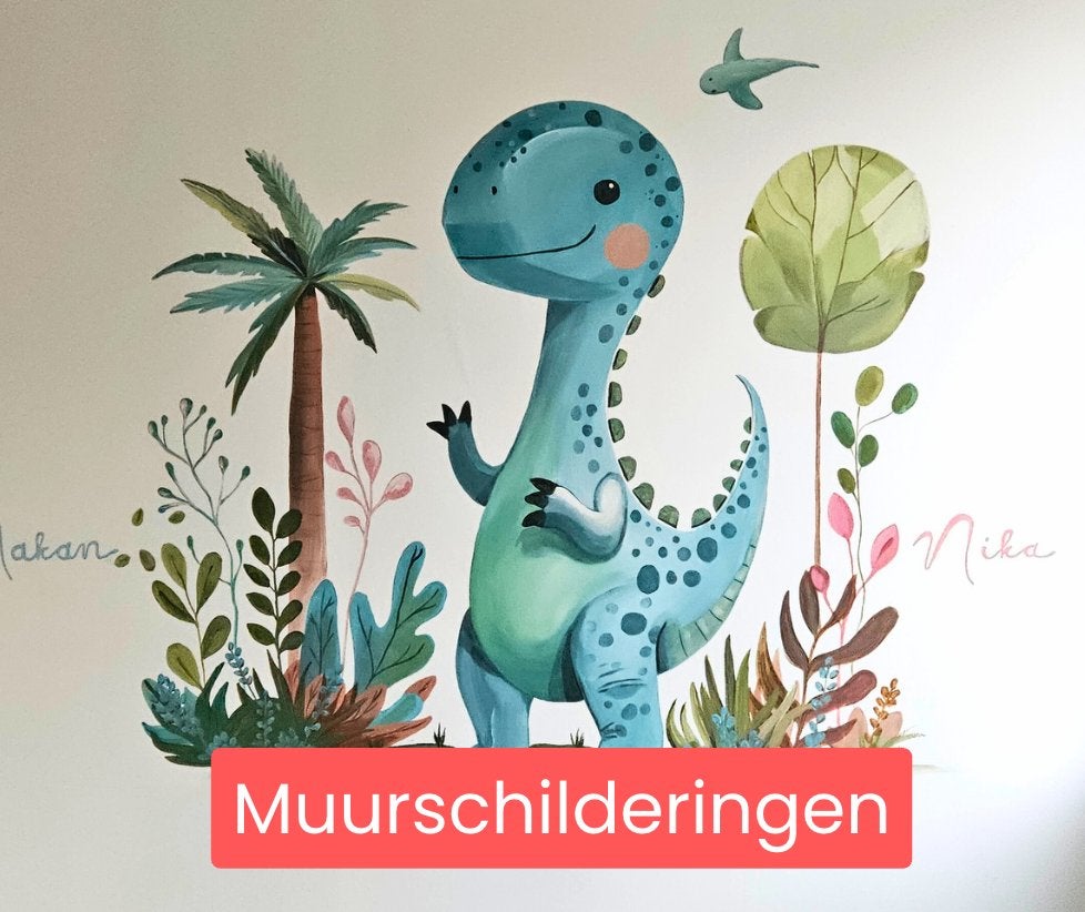 Muurschildering kinderkamer, babykamer & woonkamer, Ophalen, Nieuw, Wanddecoratie