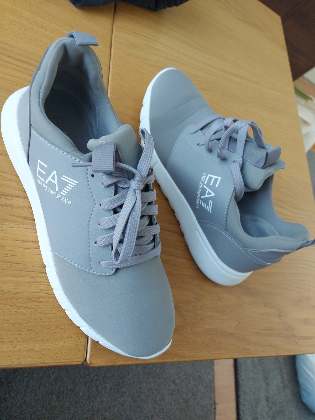 EA7 Emporio Armani Sneakers - Grijs - Maat 39-1/3, Ophalen of Verzenden, Zo goed als nieuw