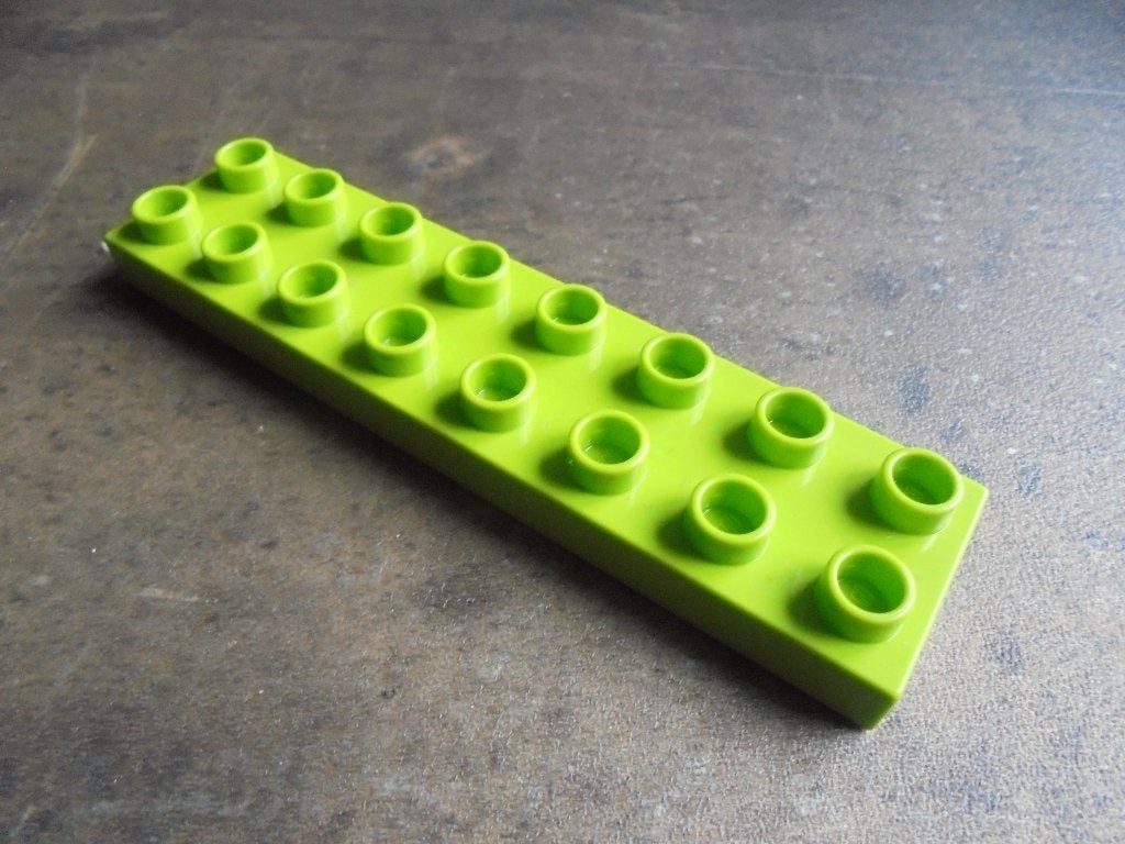 Lego Duplo Plate 2x8 (zie foto's) 7, Ophalen of Verzenden, Gebruikt, Losse stenen, Duplo