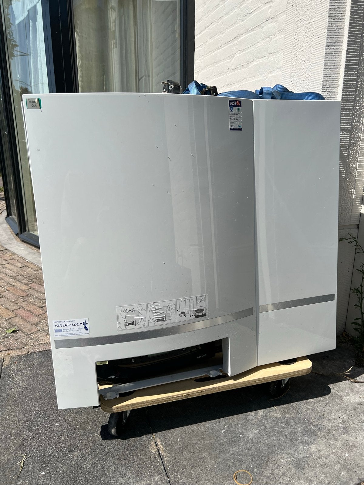 Nefit HR combi Topline Aquapower CV-ketel 2013, Doe-het-zelf en Verbouw, Ophalen, 30 tot 80 cm, Gebruikt, Hoog rendement (Hr)