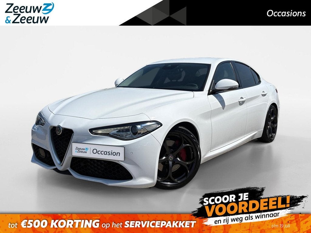 Alfa Romeo Giulia 2.0T Super |Automaat| LM Winterset|Driver, Auto's, Alfa Romeo, Automaat, 4 cilinders, Wit, 1600 kg