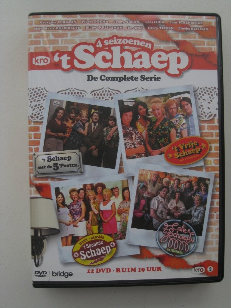 DVD box ’t Schaep seizoenen 1 t/m 4, Cd's en Dvd's, Dvd's | Tv en Series, Alle leeftijden, Ophalen of Verzenden, Zo goed als nieuw