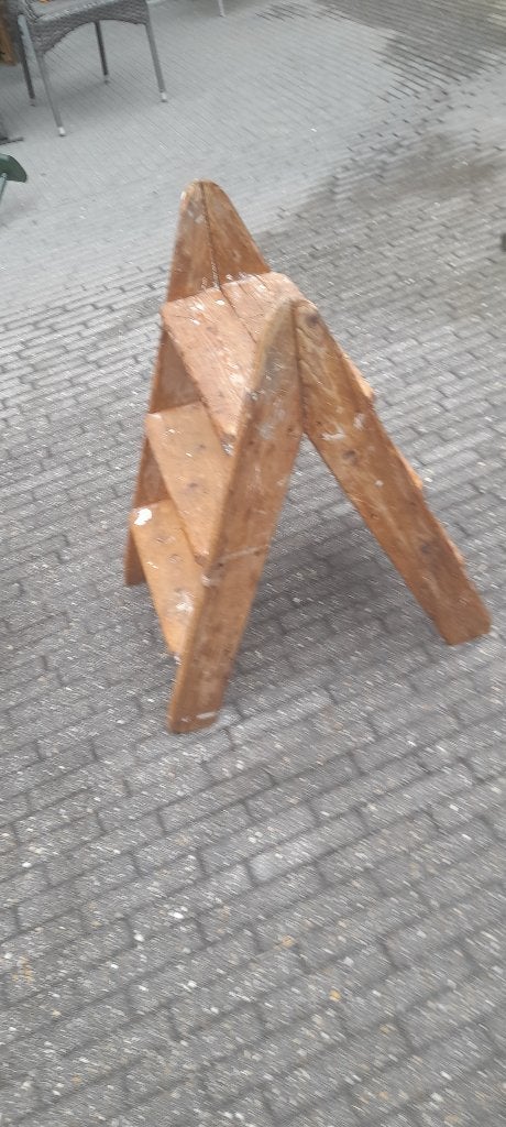 decoratie timmermans trapje, Ophalen, Gebruikt, Industrieel, Hout
