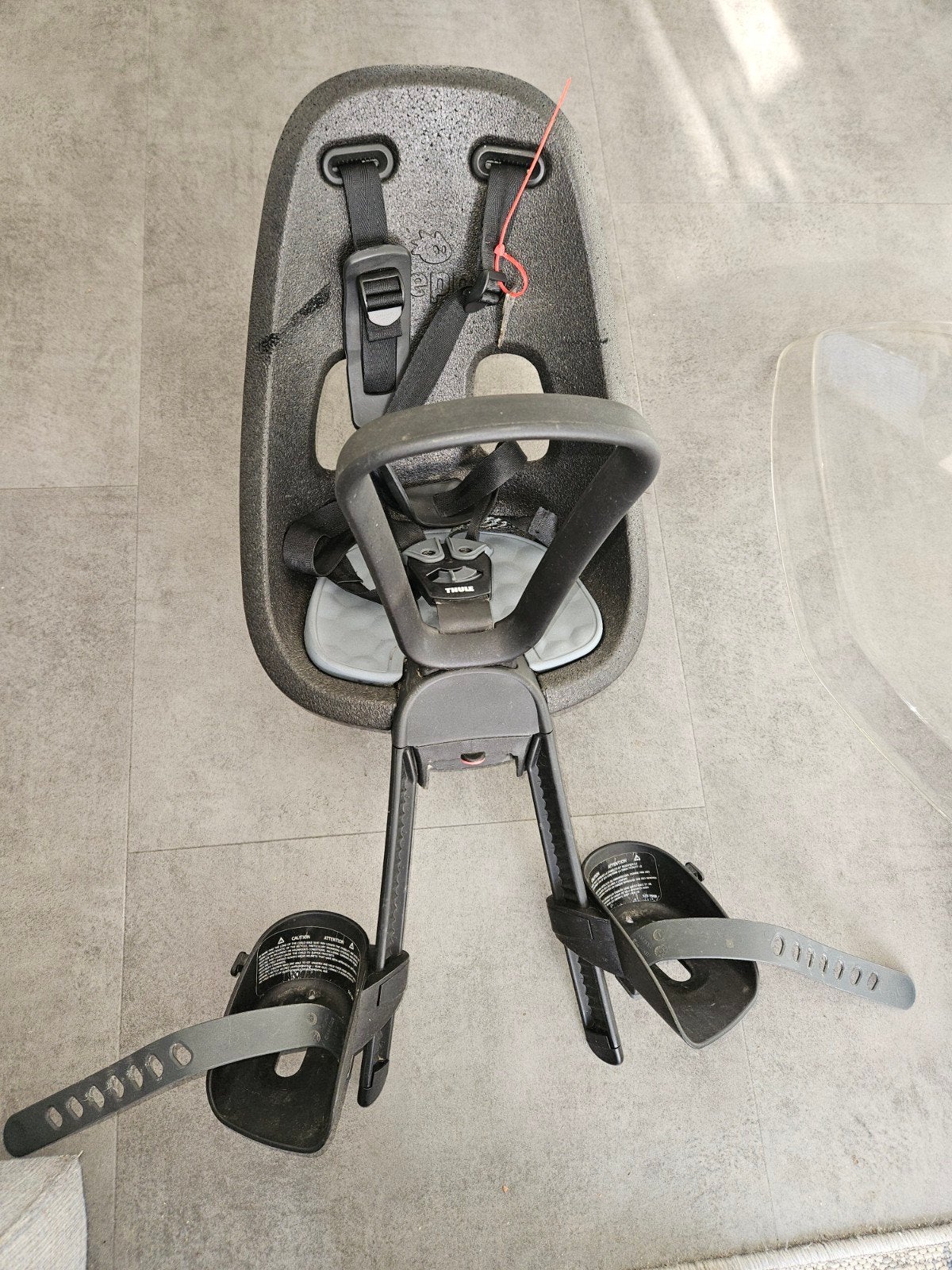 Thule Yepp Mini fietsstoeltje voor met windscherm, Ophalen, Gebruikt, Thule Yepp, Voorzitje