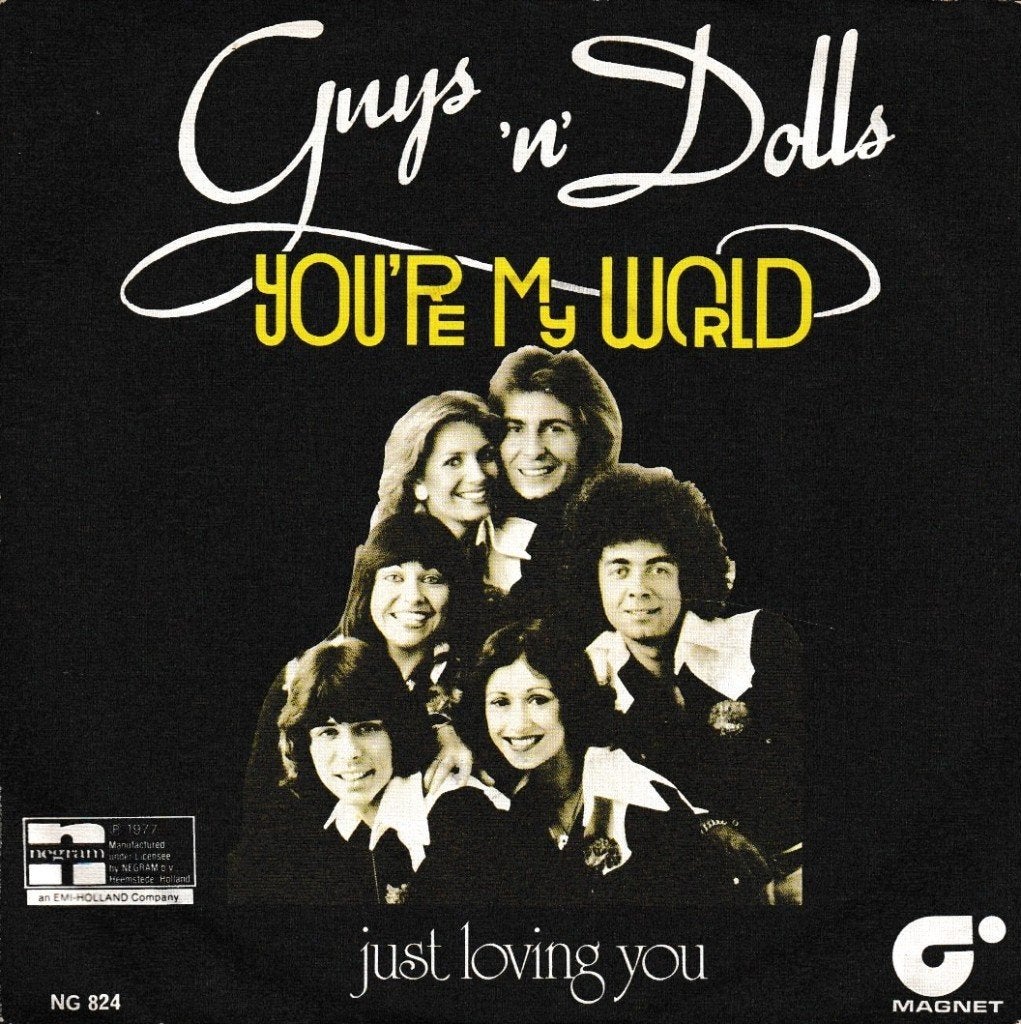 Guys 'n Dolls - You're my world, Ophalen of Verzenden, Gebruikt, 7 inch, Pop