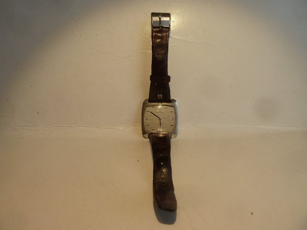 >>> OMEGA DE VILLE <<< LOPEND HEREN HORLOGE   4 mm.dik, Staal, Staal, Polshorloge, Ophalen of Verzenden