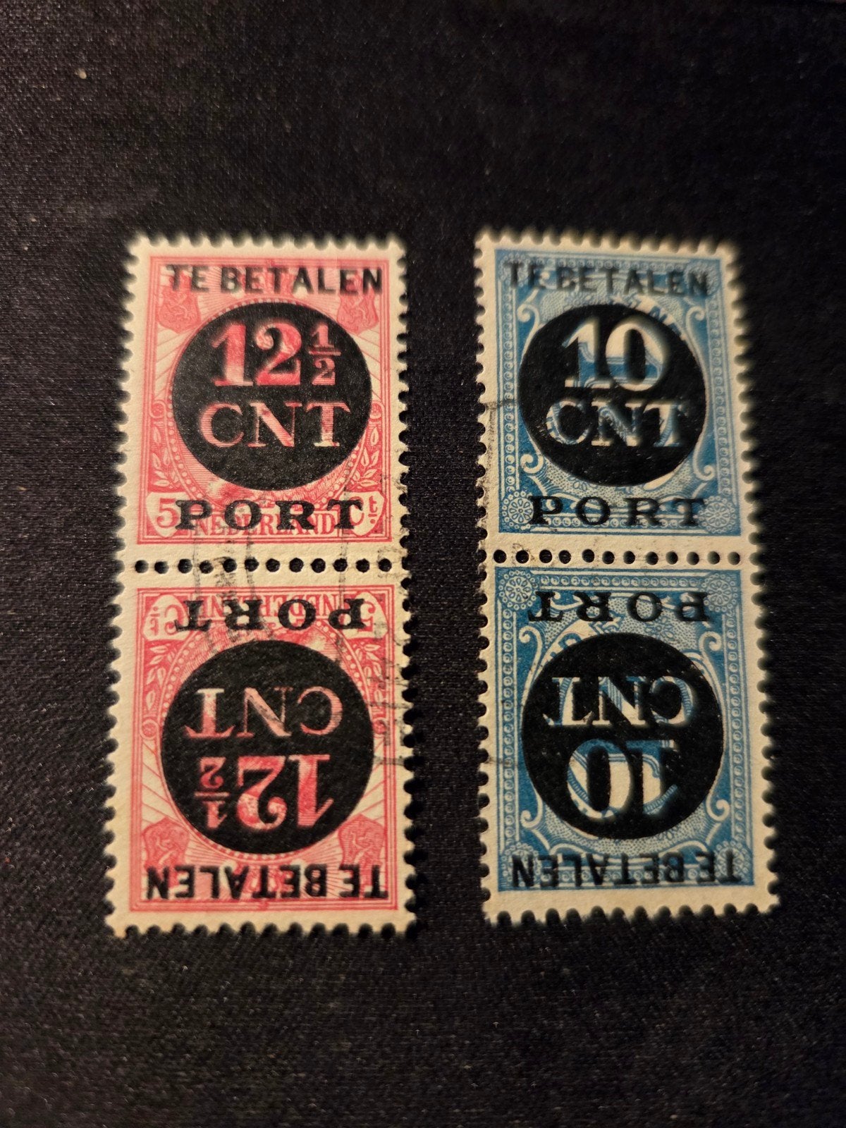 @@ Port P67A-P68A gestempeld @@, Postzegels en Munten, Postzegels | Nederland, Verzenden, Gestempeld