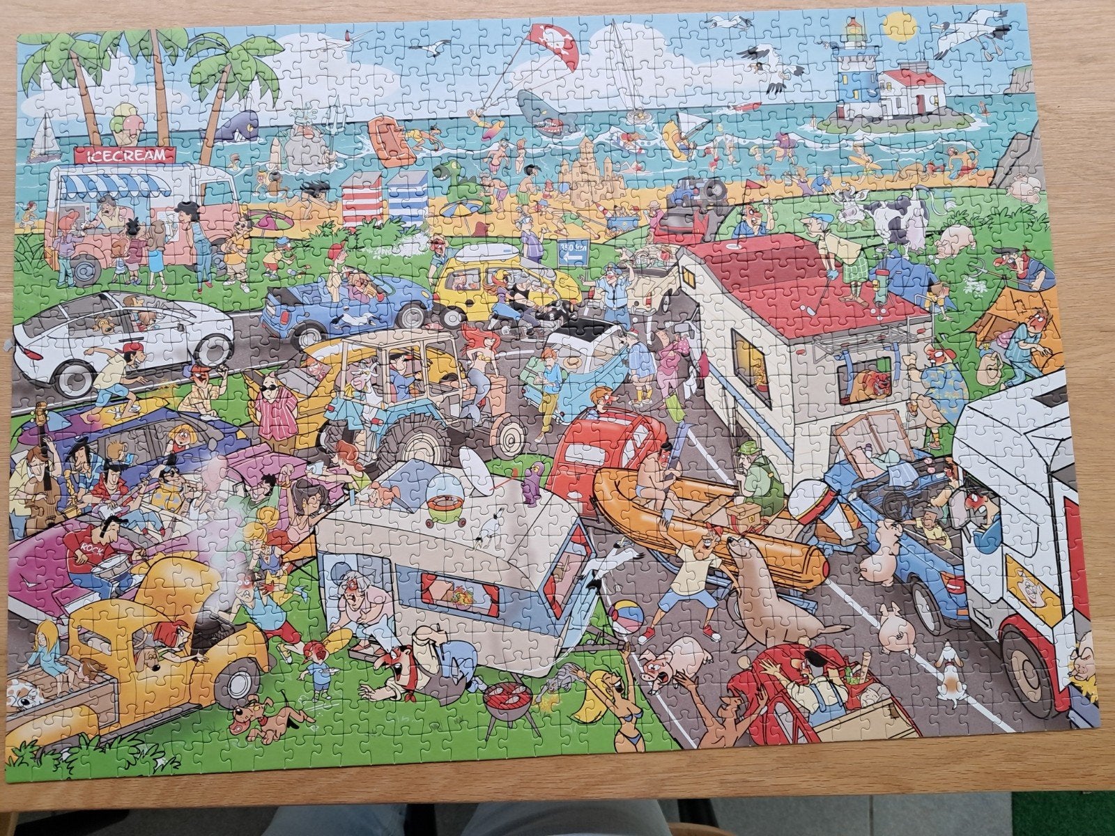 That's Life puzzel 1000 stukjes, Ophalen of Verzenden, 500 t/m 1500 stukjes, Zo goed als nieuw