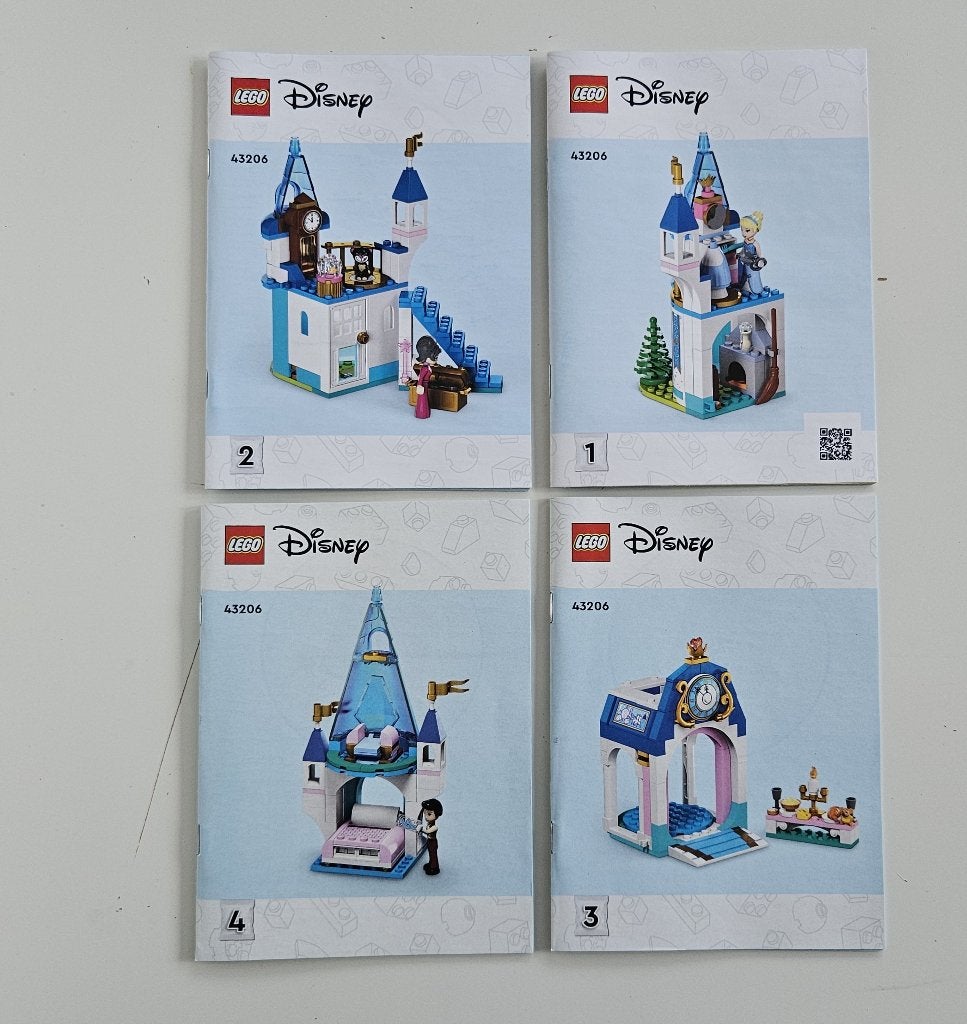 Lego Disney 43206 Het Kasteel van Assepoester, Kinderen en Baby's, Lego, Ophalen of Verzenden, Zo goed als nieuw, Complete set