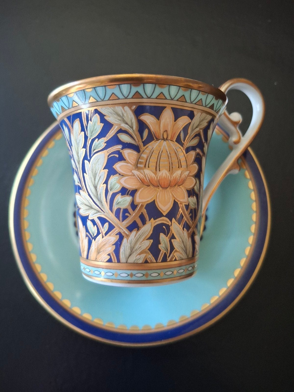 3x AK KAISER porseleinen Espresso - mokka kop met schotel, Ophalen of Verzenden
