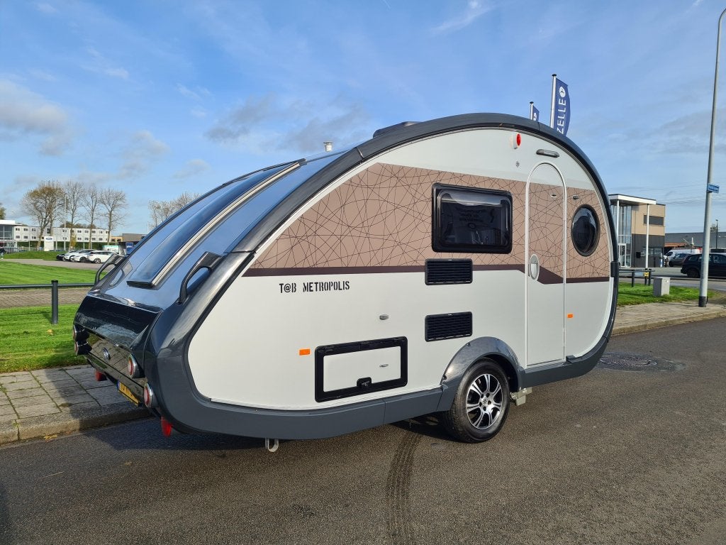 T@B L400 TD Metropolis, Caravans en Kamperen, Caravans, Standaardzit, Tot en met 2, Bedrijf, 750 - 1000 kg