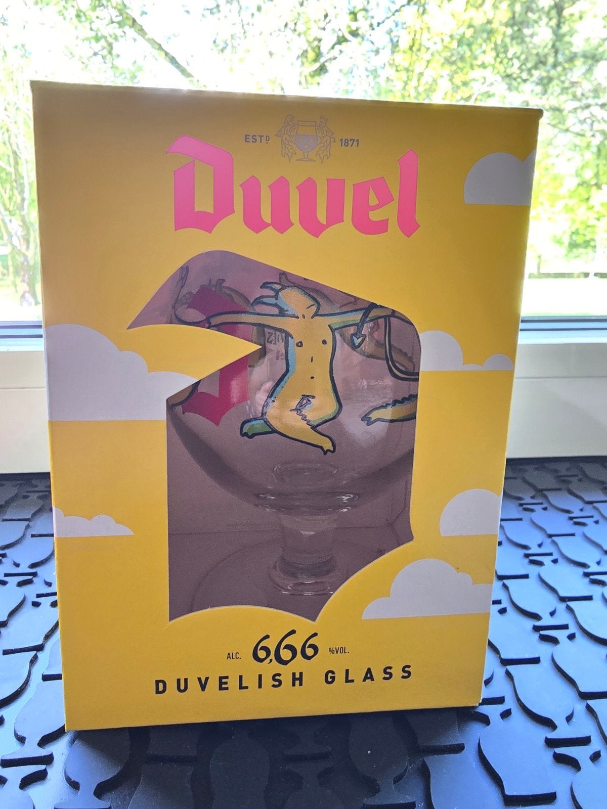 Duvel glas Duvelish 666, Ophalen of Verzenden, Nieuw, Glas of Glazen, Duvel