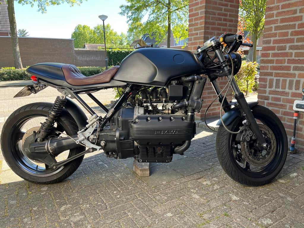 Unieke BMW K-1100  Cafe Racer - Mat Zwart, Motoren, 4 cilinders, Motorrijbewijs A, Gebruikt, Particulier