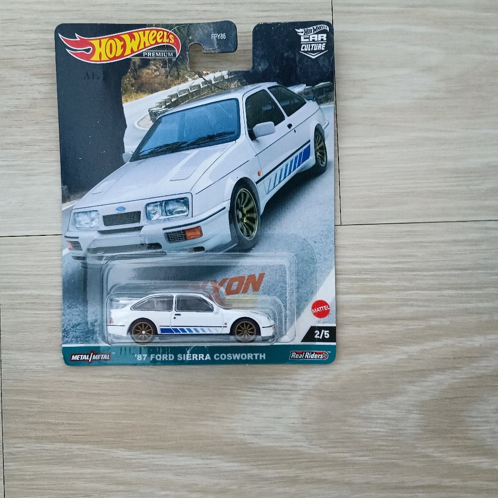 Hot Wheels car culture canyon Ford Sierra cosworth, Hobby en Vrije tijd, Modelauto's | Overige schalen, Ophalen of Verzenden, Nieuw