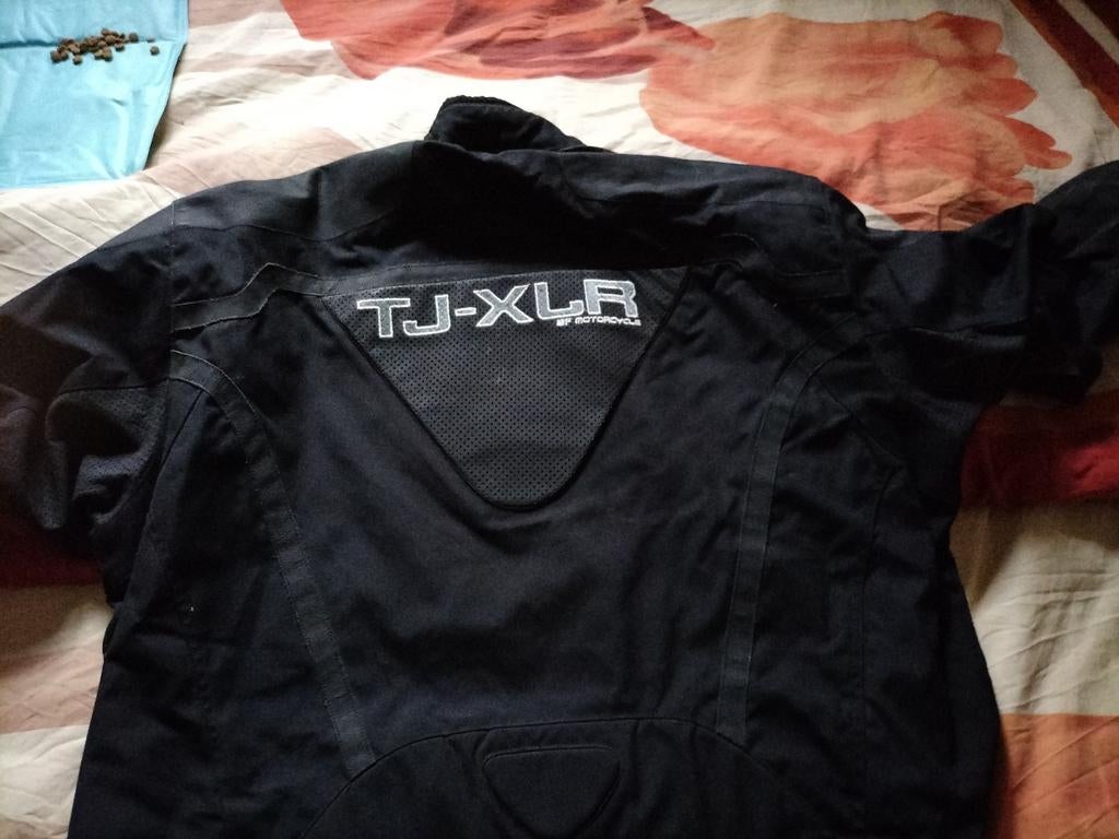 TJ-XLR motorjas zwart, Motoren, Ophalen of Verzenden, Tweedehands, Jas | textiel