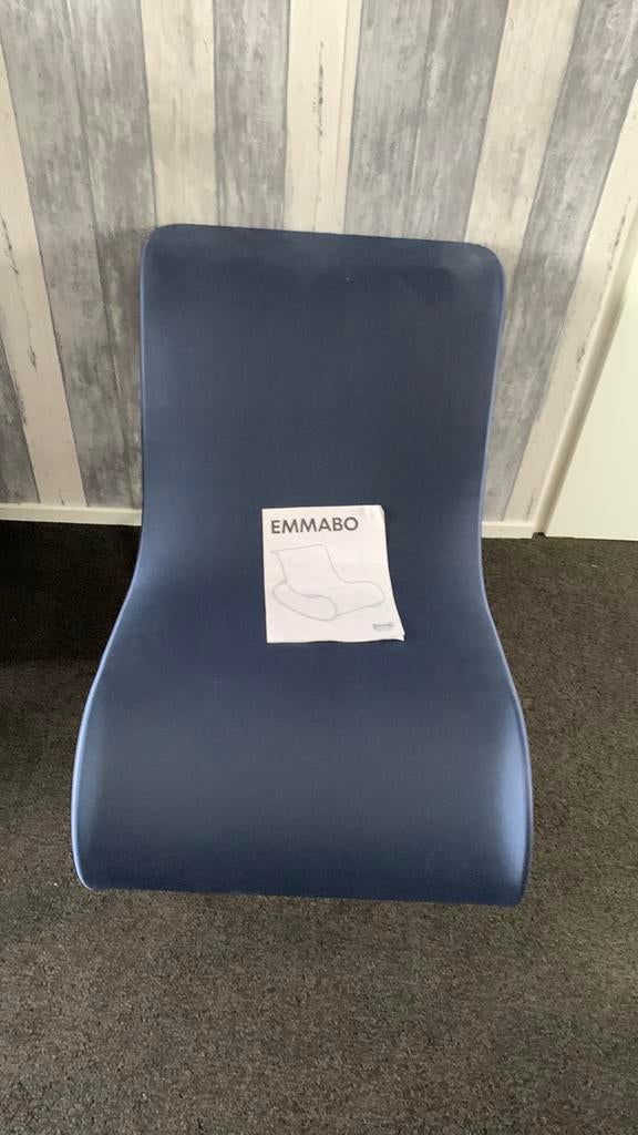 Schommelstoel IKEA Emmabo, Huis en Inrichting, Stoelen, Ophalen, Zo goed als nieuw, Blauw, Eén