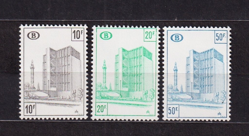 België Spoorwegzegels 1968 en 1975 **, Ophalen, Postfris, Treinen, Postfris