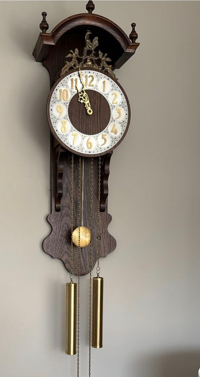 Wandklok Sallander Warmelink, Antiek en Kunst, Ophalen