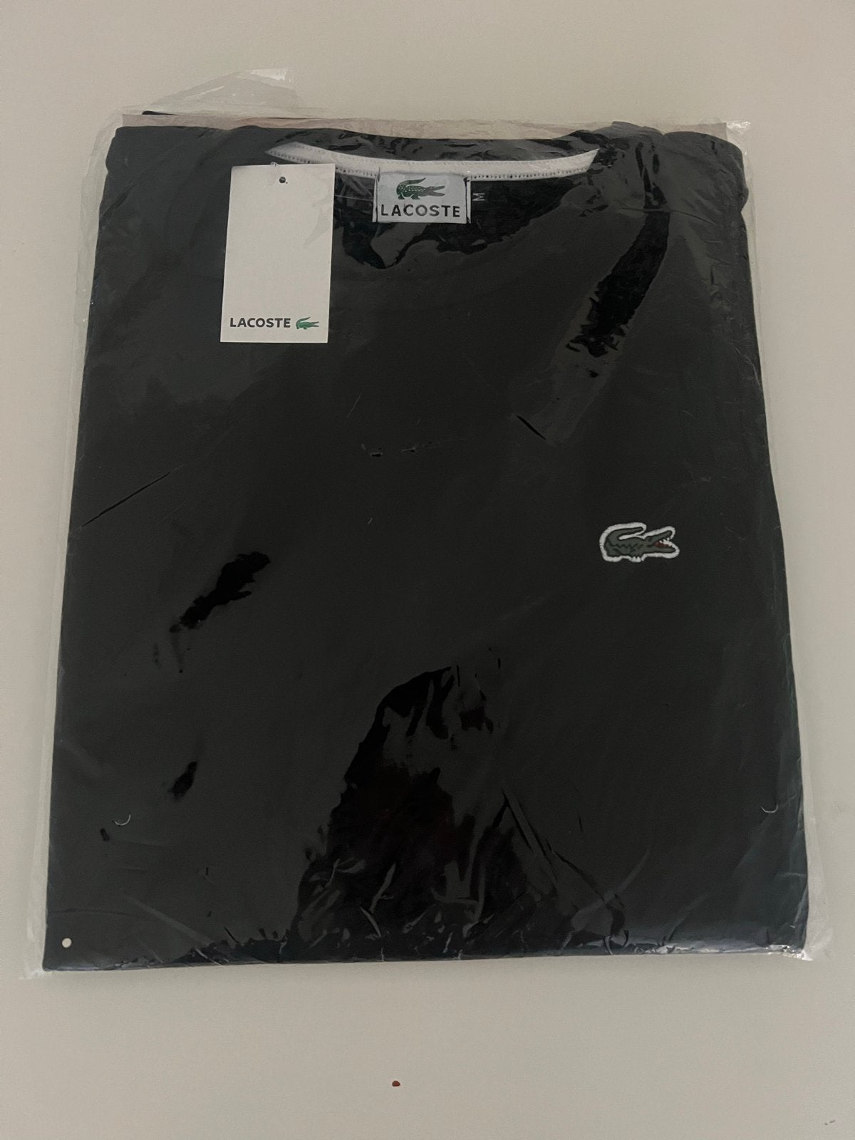 Lacoste T-shirt Zwart - Nieuw, Ophalen of Verzenden, Nieuw, Maat 48/50 (M), Zwart