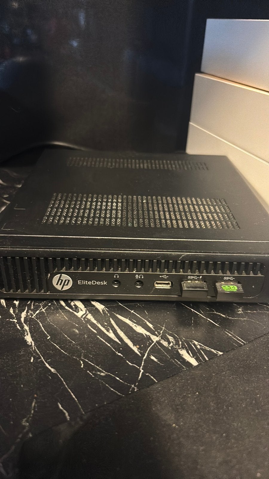 2x HP EliteDesk mini computer / desktop computer, Computers en Software, Desktop Pc's, Zo goed als nieuw, Ophalen