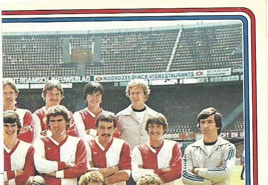 1978 plaatjes Panini Feyenoord 6x, Verzenden, Zo goed als nieuw, Feyenoord, Poster, Plaatje of Sticker