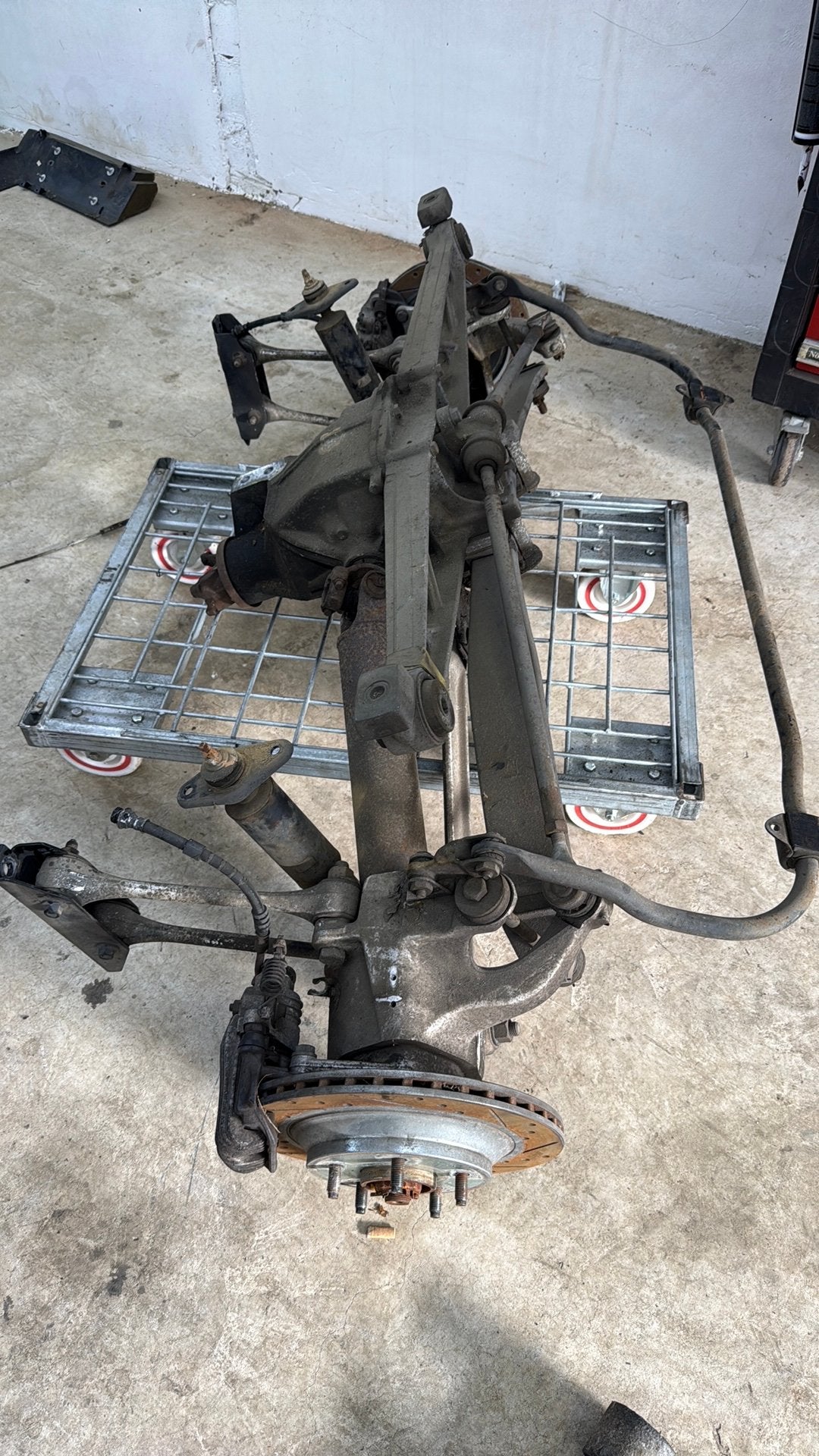 Corvette c4 complete achter as en voor as, Ophalen