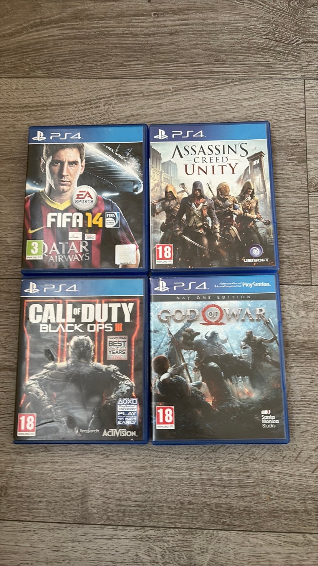 PlayStation 4 Games Bundel, Ophalen of Verzenden, Zo goed als nieuw, Sport, 3 spelers of meer