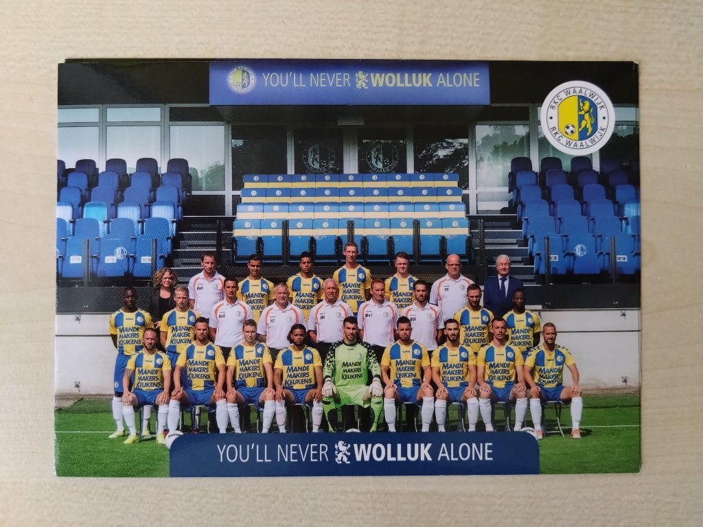 RKC Waalwijk selectiekaart 2014-2015, Verzenden, Zo goed als nieuw, Buitenlandse clubs, Poster, Plaatje of Sticker