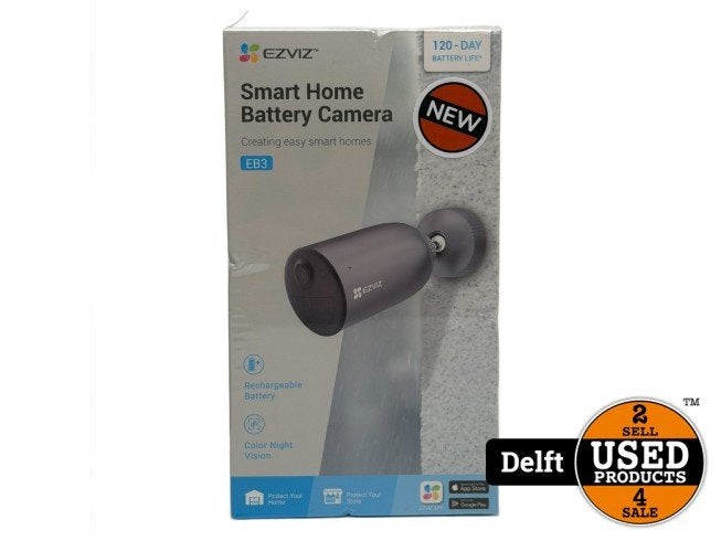 EZVIZ EB3 Batterij camera | Nieuw in doos, Flex Ltd., Zo goed als nieuw, https://flex.com/contact-us, Nobelstraat 10, 5807 GA Oostrum LB, Limburg, Nederland