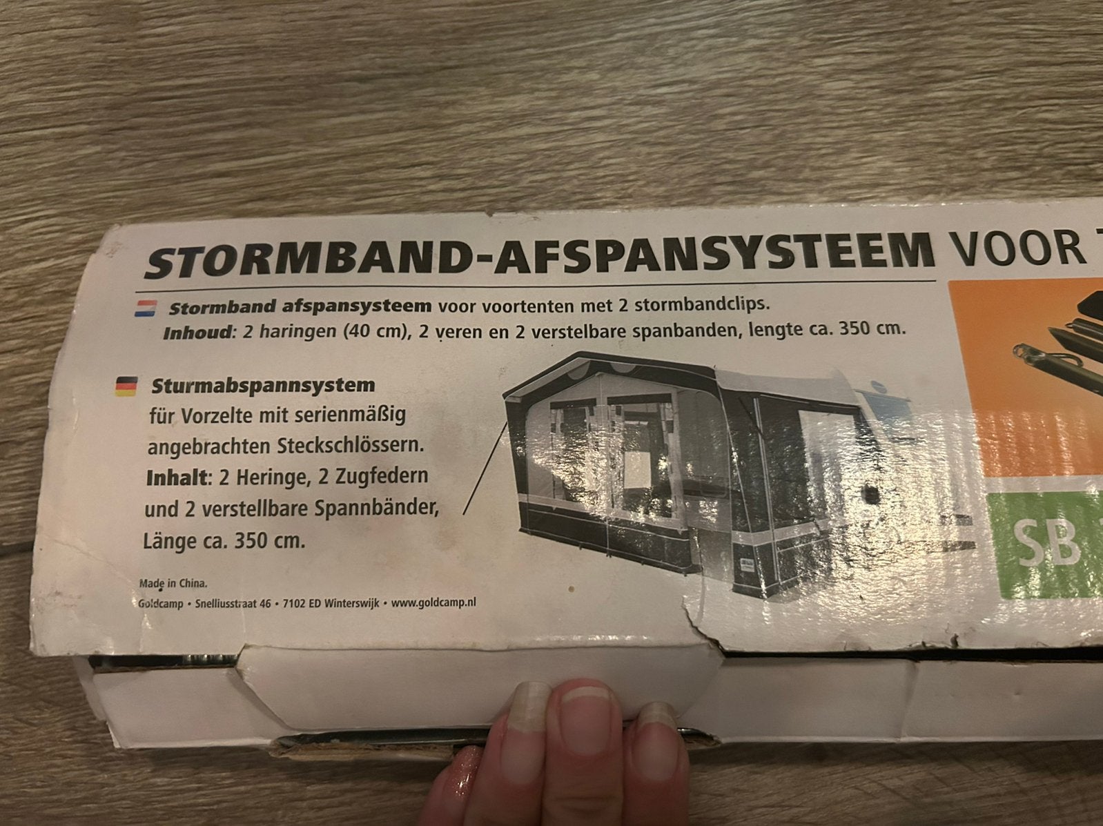 Stormbanden, Ophalen, Nieuw