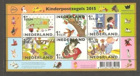 2015 Vel Kinderpostzegels, Ophalen of Verzenden, Postfris