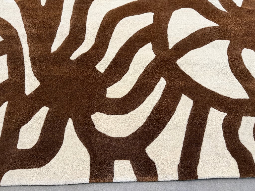 Vloerkleed Brink en Campman Joonas Brown 170 x 240 cm, Huis en Inrichting, B, 150 tot 200 cm, Ophalen of Verzenden, A