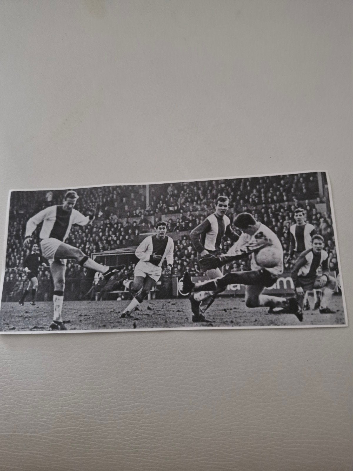 Voetbalplaatjes - Jaap van der Leck, Karel Kaufman en meer, Ophalen of Verzenden, Gebruikt, Overige sporten, Poster, Plaatje of Sticker