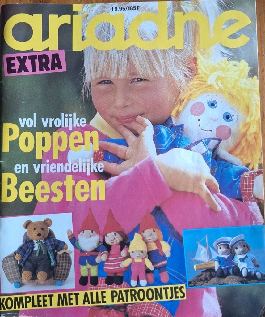 Ariadne Extra Poppen en beesten, Verzenden, Zo goed als nieuw, Breien of Haken, Patroon of Boek