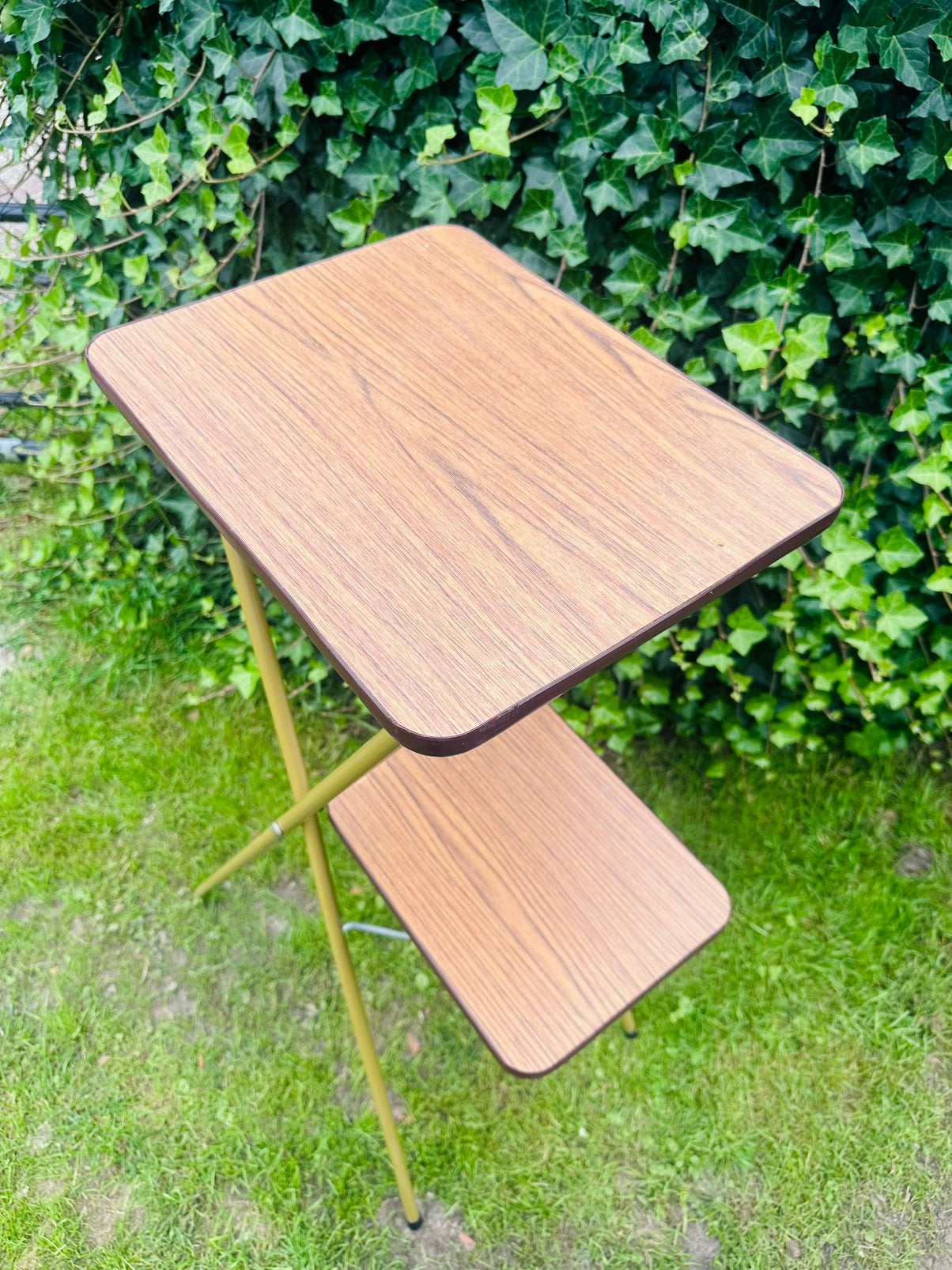 Vintage Diaprojectortafel / Retro Plantenstandaard, Ophalen of Verzenden, Huis en Inrichting