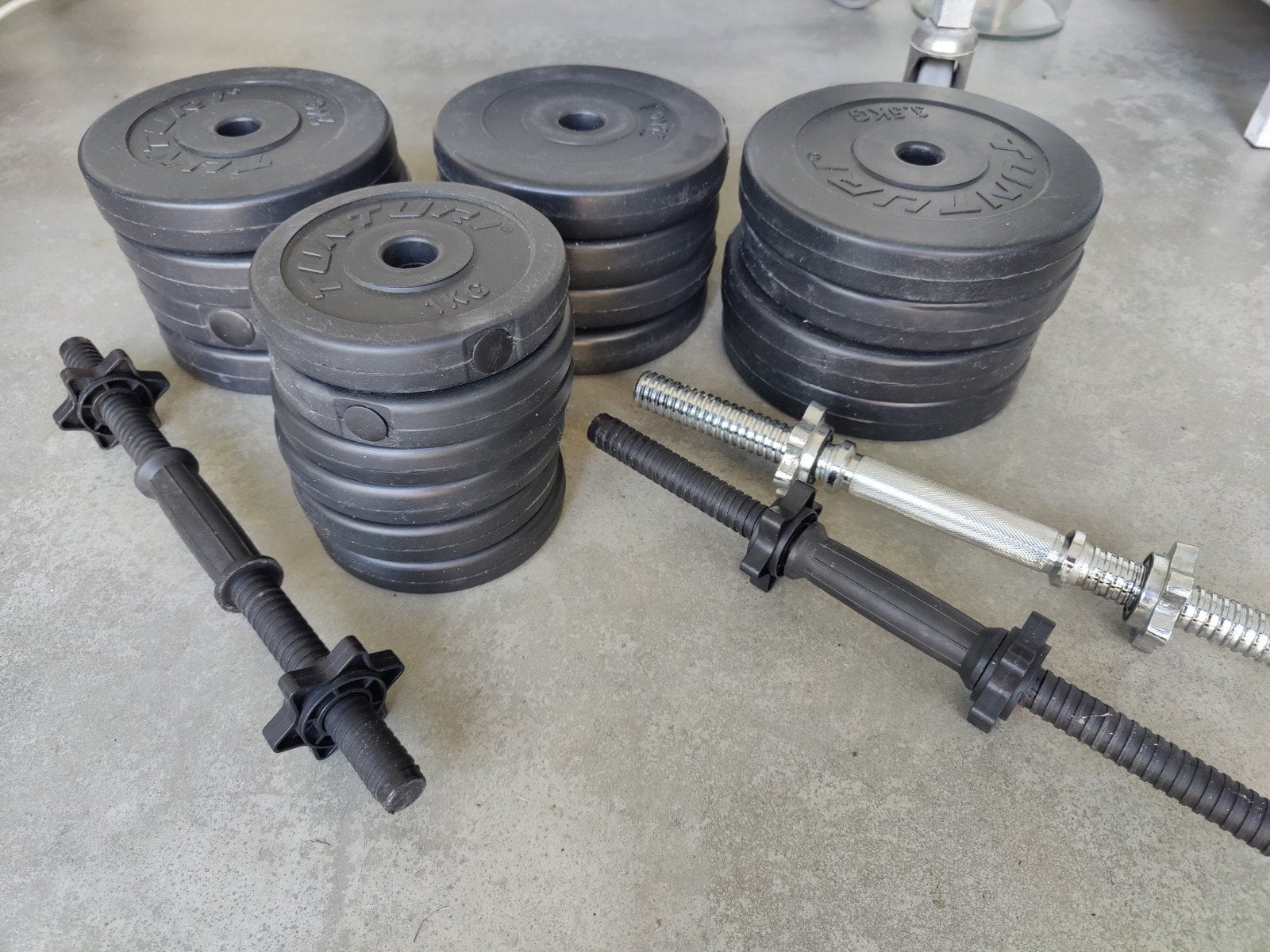 halter gewichten, Ophalen, Halterset