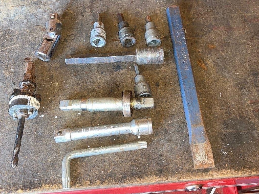 oud GEDORE gereedschap – doppen, verloopstukken en sleutels, Ophalen of Verzenden
