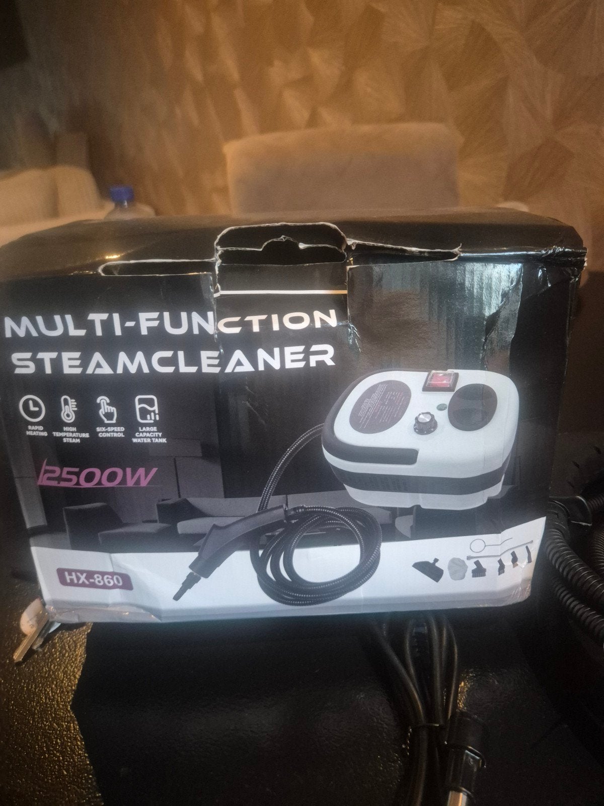 Multi-functionele Stoomreiniger 2500W - Nieuw in doos, Witgoed en Apparatuur, Stoomapparaten, Ophalen of Verzenden