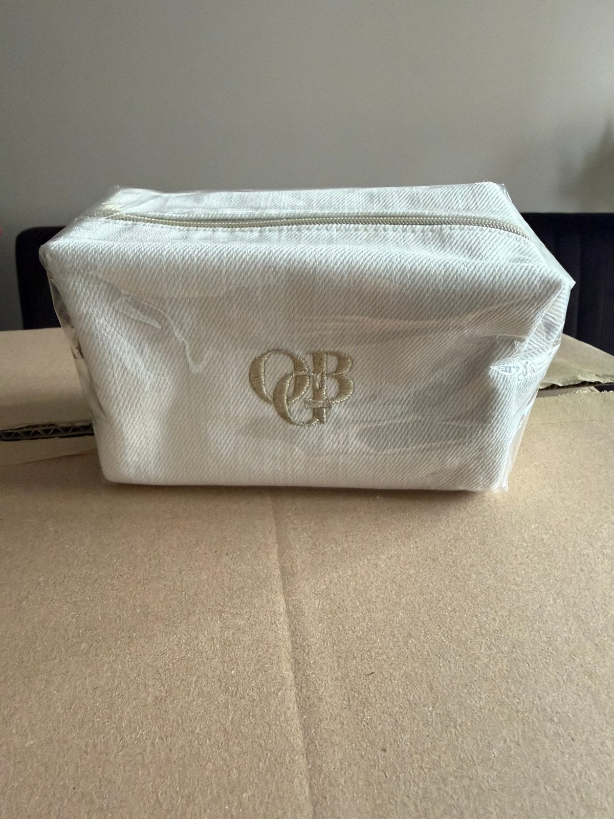 Olcay Gulsen Pouch/Toilettas, Sieraden, Tassen en Uiterlijk, Ophalen of Verzenden, Nieuw, Wit, Heer of Dame