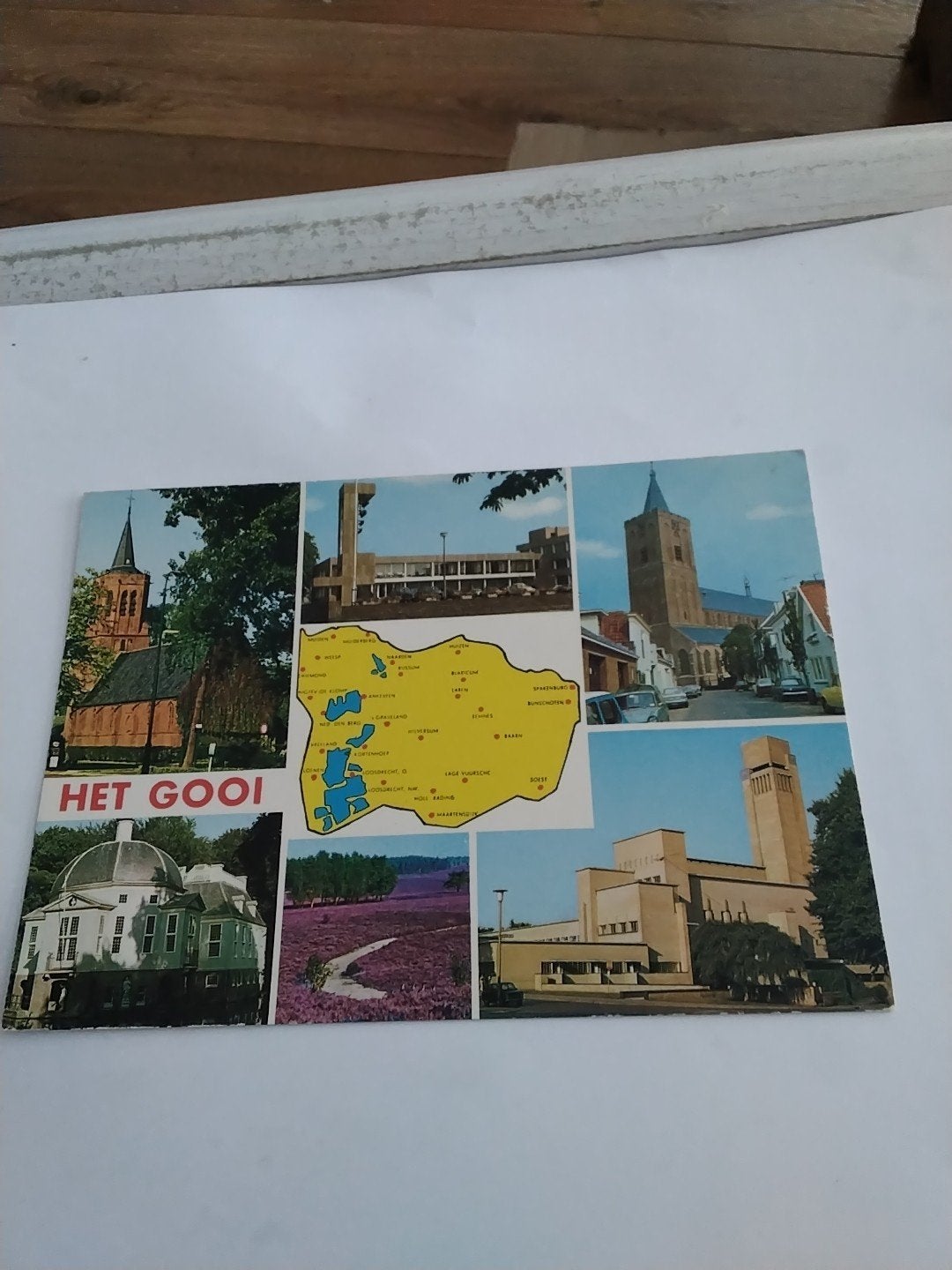 Ansichtkaart Het Gooi - Diverse bezienswaardigheden, Ophalen of Verzenden