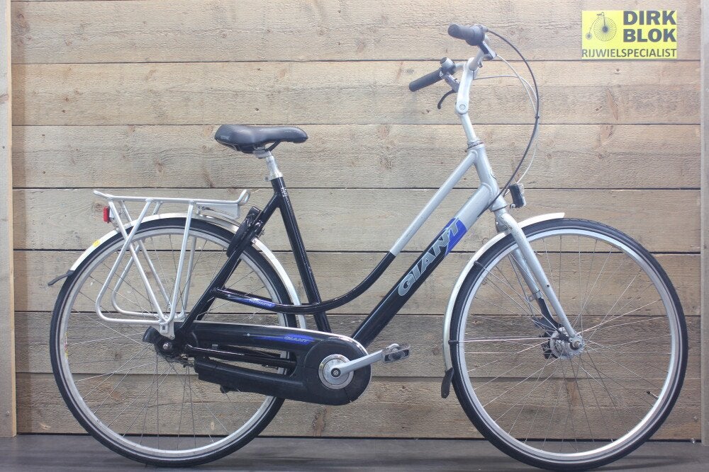 Giant Melbourne damesfiets 7v D57 zwart/grijs + 3mndgarantie, Fietsen en Brommers, Niet ingevuld, Gebruikt, Niet ingevuld, Niet ingevuld