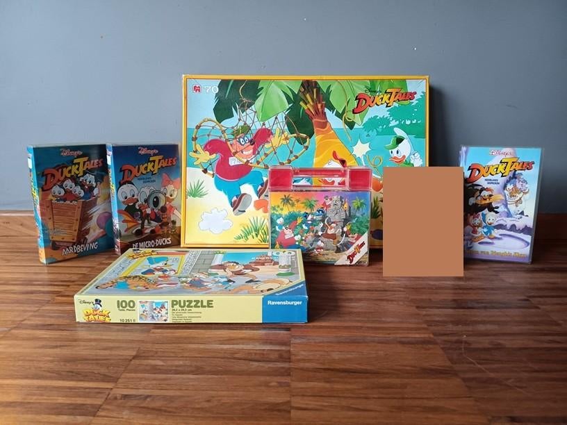 Set Ducktales, jaren 90, Verzamelen, Ophalen of Verzenden, Zo goed als nieuw