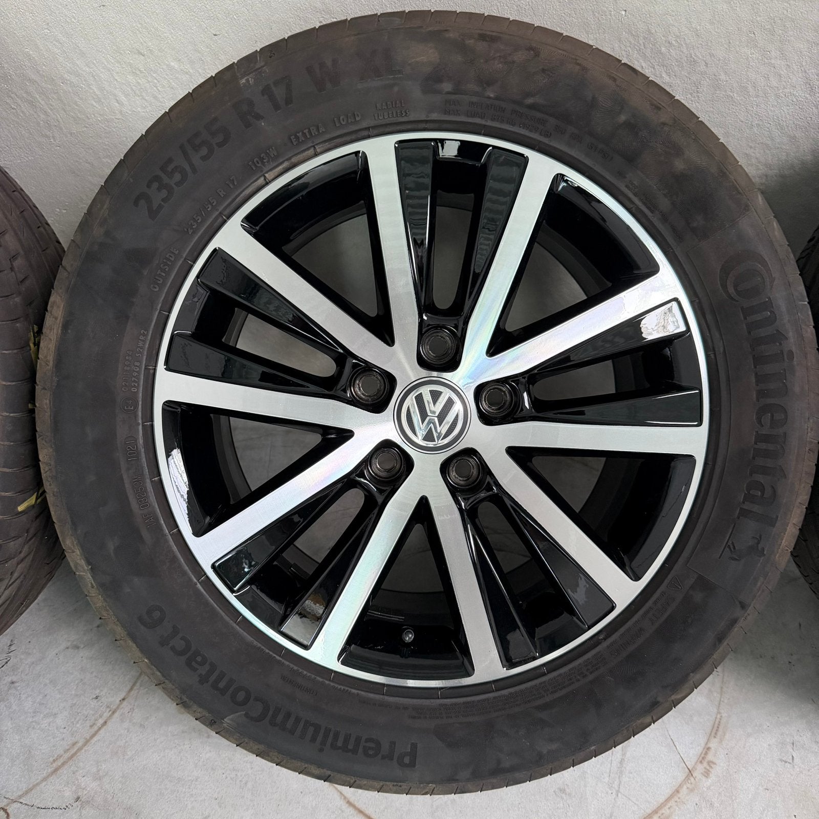 ☀️17 inch Origineel Volkswagen Transporter velgen met banden, Gebruikt, Banden en Velgen, 17 inch, Ophalen of Verzenden