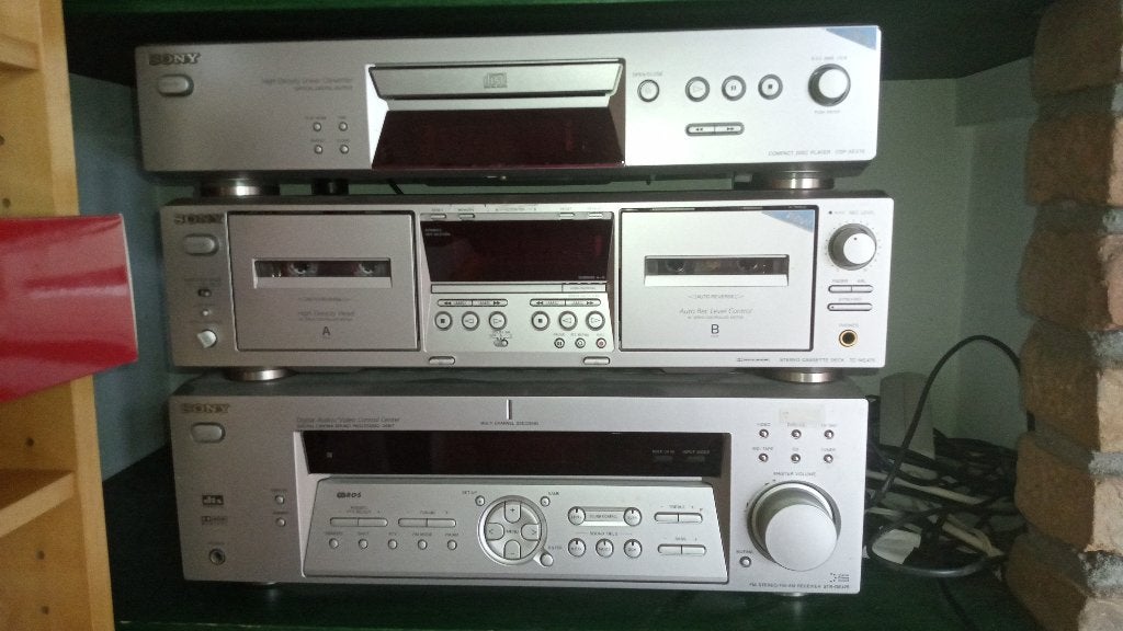 sony sterio desk 1983, Audio, Tv en Foto, Stereo-sets, Ophalen, Gebruikt, Tuner of Radio, Sony
