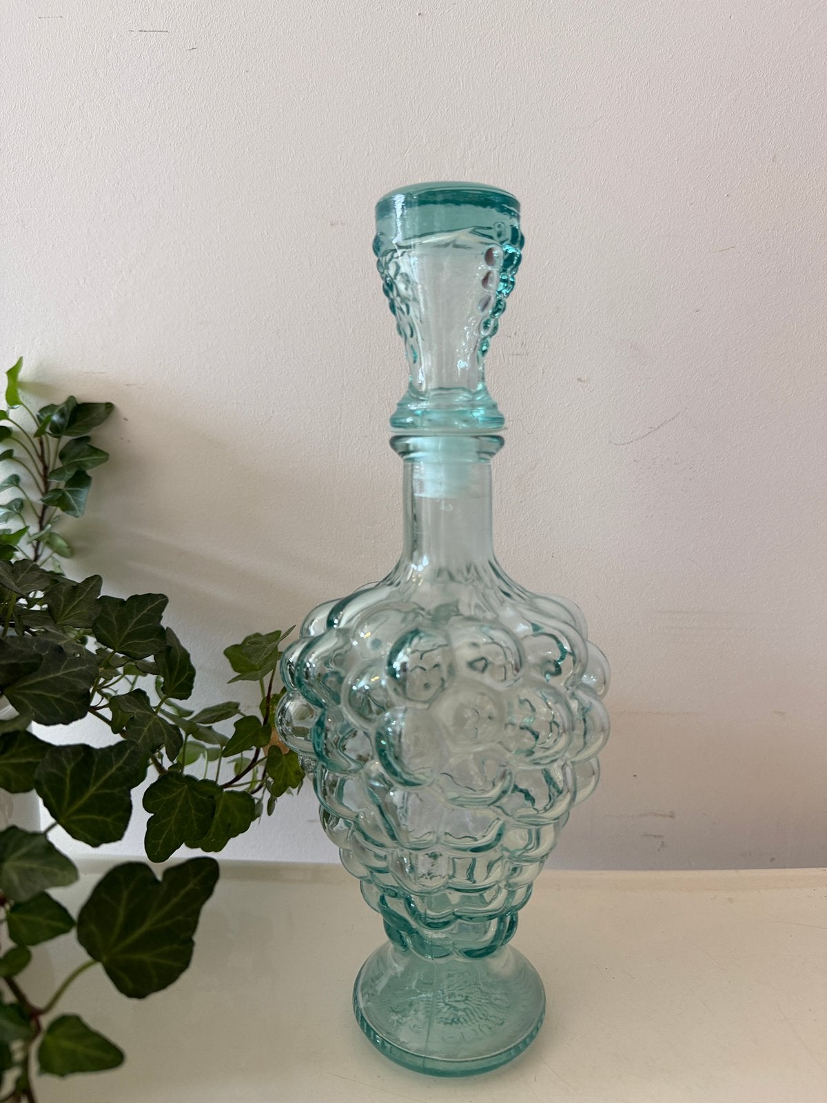 Empoli karaf druiventros met originele stop, Antiek en Kunst, Antiek | Glas en Kristal, Ophalen of Verzenden