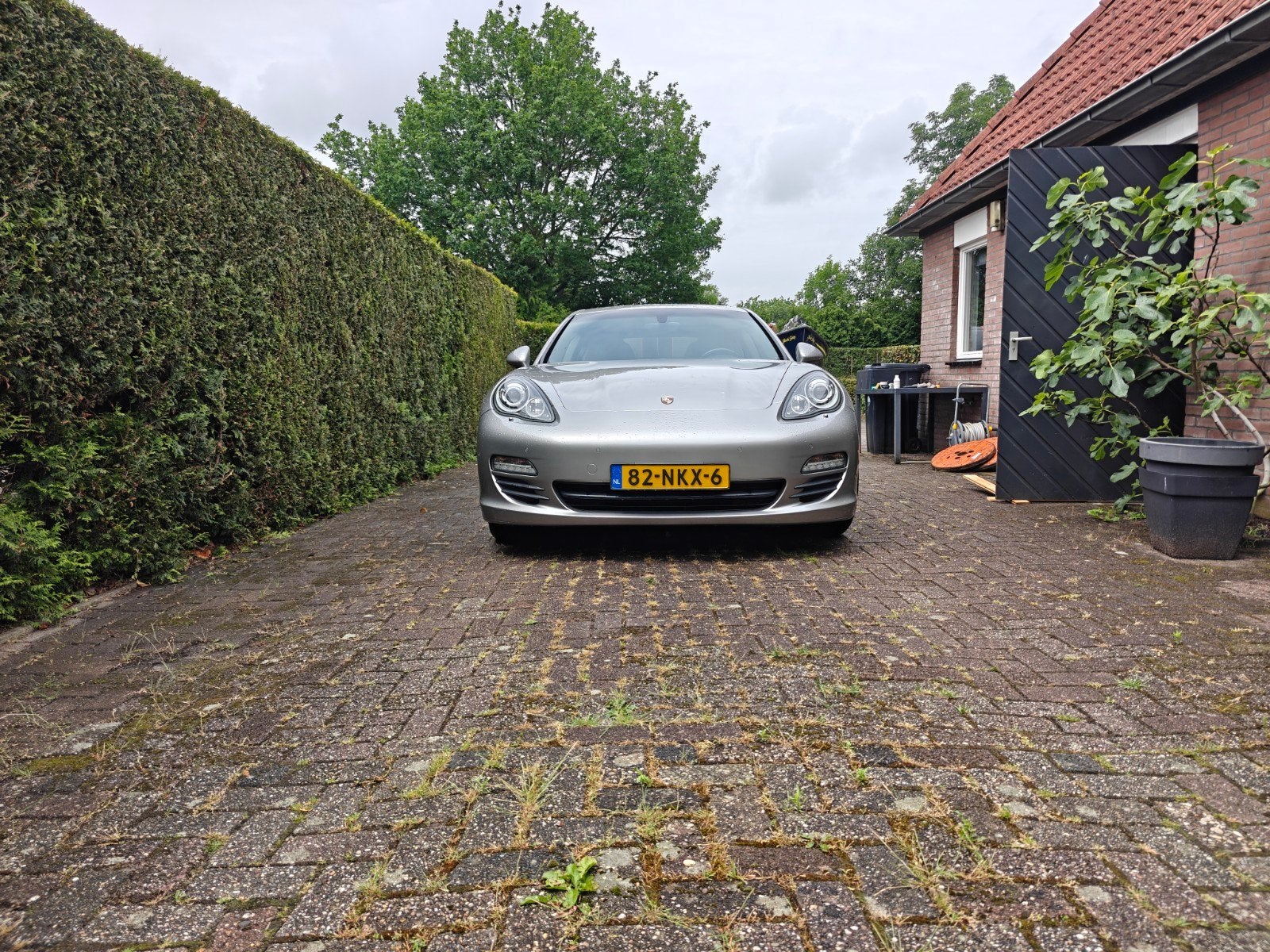 *YOUNGTIMER* Porsche Panamera 4.8 4S PDK 2010 Grijs, Auto's, Automaat, 8 cilinders, 4 stoelen, 120 €/maand
