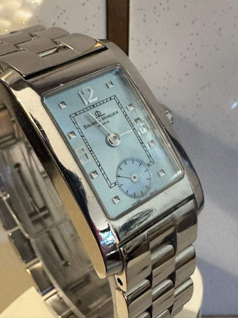 Mooi dames horloge Baume et Mercier Hampton S zeldzame kleur, Ophalen of Verzenden, Info@houseofcoco.nl, Maasbrachterweg 54 Echt