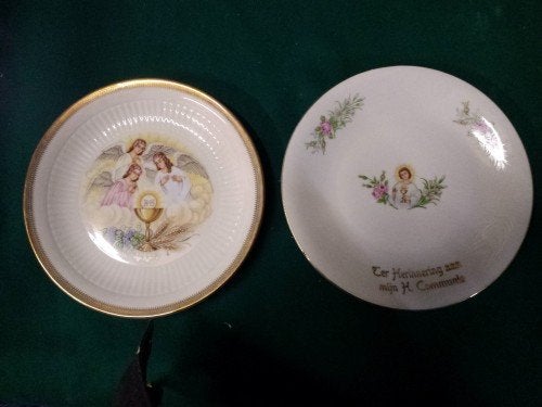 Wandborden 2stuks: 1x Ter herinnering aan mijn h. Communie e, Antiek en Kunst, Ophalen of Verzenden