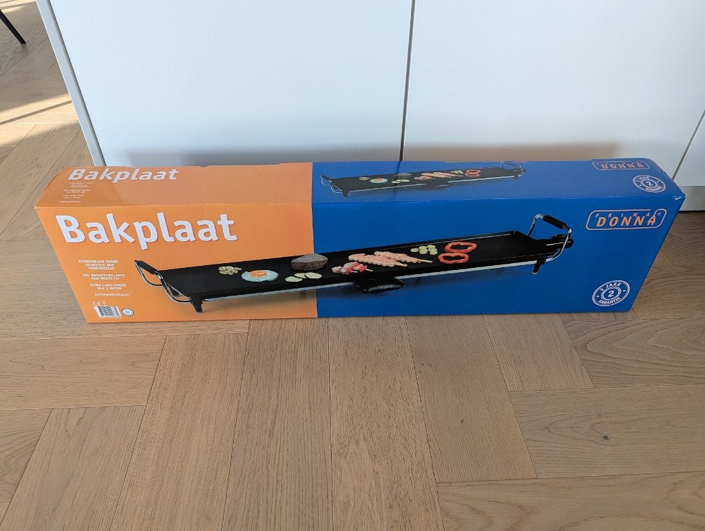 Prima Donna Bakplaat XXL. Nieuw, ongeopend, Witgoed en Apparatuur, Ophalen, Nieuw, Tafelgrill
